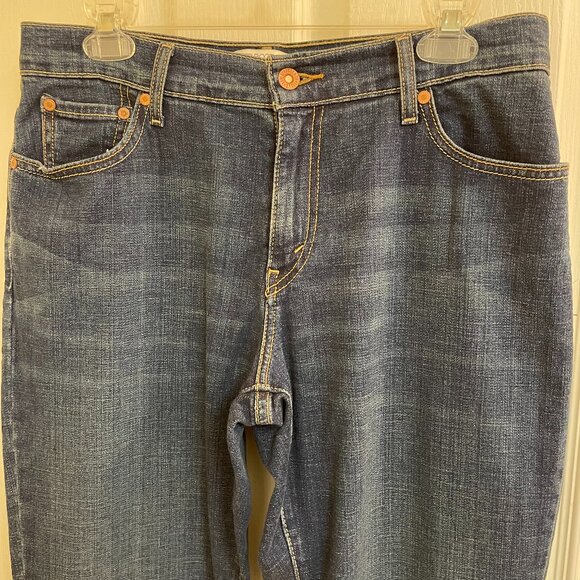 LEVI'S 550 RELAXED FIT BLUE JEANES SIZE 10 LONG - Picture 3 of 8